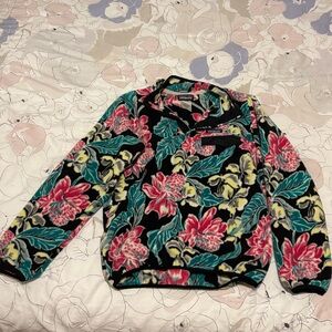 Patagonia Synchilla Floral Fleece Jacket - Pink, Blue, Black